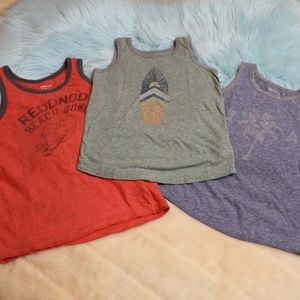 3pc Bundle Gap Boy Size 6-7 Graphic Print Tanks